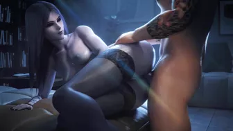 Widowmaker Getting Fucked In Hot Stockings [VGErotica]