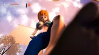 Nami steps on you (One Piece)
