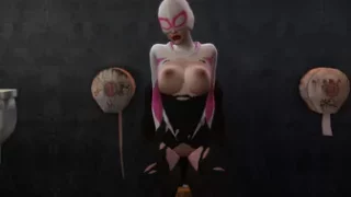 Gwen Stacy Fucks Big Black Cock (Sims 4)