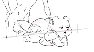 Pooh and Robin - Rough Animation