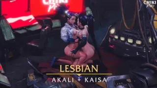 K/DA Lesbian Akali + Kaisa FULL