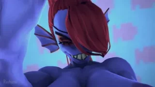 Rayhuma - Undyne the Anal Destroyer, voiced by SharpTouth (VA)