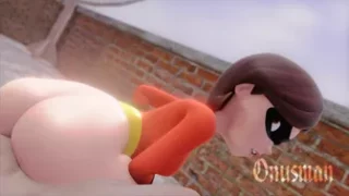 Helen Parr riding (The Incredibles)