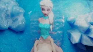 Elsa stucked in ice