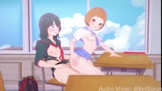 Ryuko x Mako - After Class Action (3 Angles)