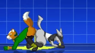 MUGEN - Fox fills a Lucario with his balls and bladder