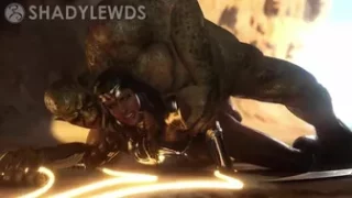Injustice Wonder Woman takes on a huge cock [Shadylewds]
