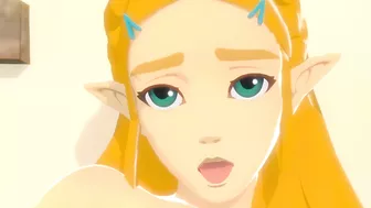 Zelda Pleasures Herself While Link Is Away - [Lvl3toaster]