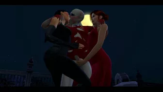 Sims 4 Alice and Rain are hired to kill Zombies by Romero (Resident Evil/ Vtmb)
