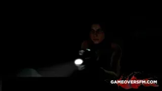 Lara Croft in The Tunnel