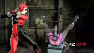 Harley Quinn and Widowmaker Cock and Ball Torture [tiaz-3dx]