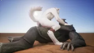 Hardcore werewolf pounding (Gay)