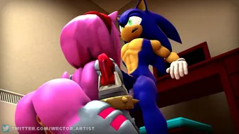 Rusty Rose Blowjob Sonic [wector]