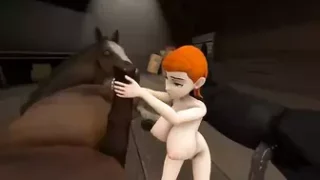 Gwen and 2 horses
