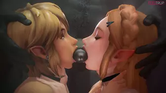 Link and Zelda Double Blowjob [Fugtrup]