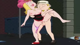 American Dad - Horny Francine fucking with Jeff in the public street