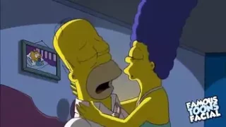 Homer and Marge fucking in the Night - FamousToonsFacial