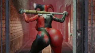 Harley Quinn Shaking That Booty [Kishi]