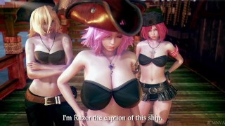 Monster realm 2 : Pirate and the beast under the sea [3D] [Honey select]