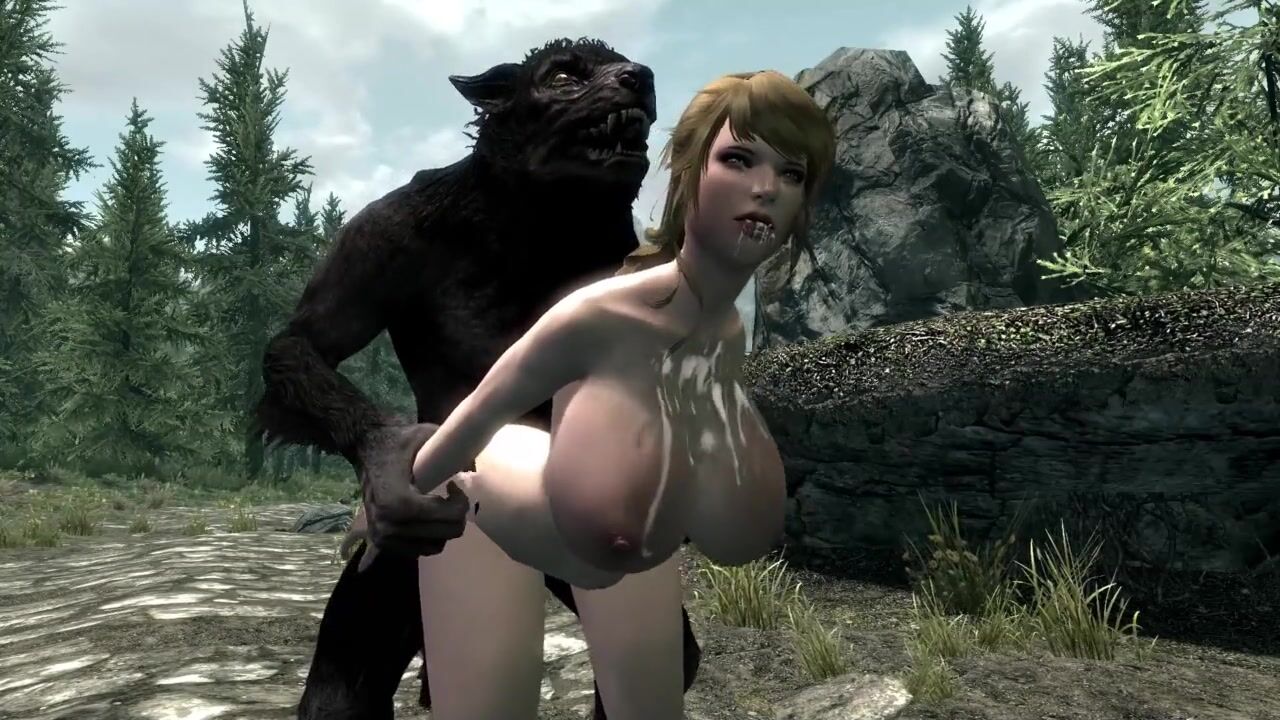 Andrea Gives Herself To The Werewolf Cock A Skyrim Story