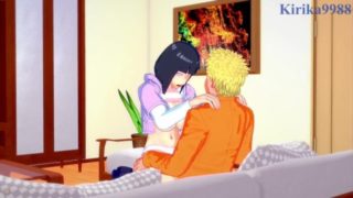 Naruto Shippuden - Hinata and Naruto have deep sex in the living room
