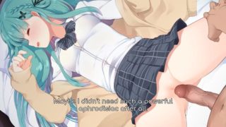 [Fujisaki Hikari] JK Rushia Sleeping Sex (English Sub)